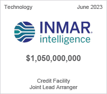 INMAR - $1.050 billion - Credit Facility - Joint Lead Arranger