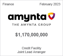 Amynta - $1.170 billion - Credit Facility - Joint Lead Arranger