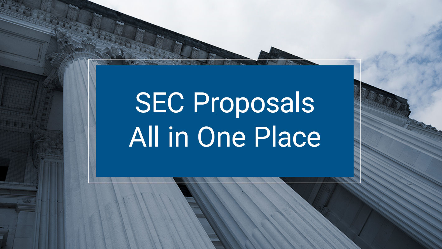 SEC Proposals - All In One Document