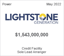 Lightstone - $1.543 billion - Credit Facility - Sole Lead Arranger