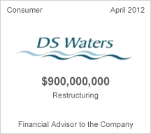 DS Waters $900 million restructuring