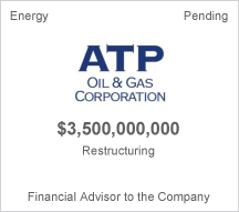 ATP Oil & Gas Corporation $3.5 billion restructuring