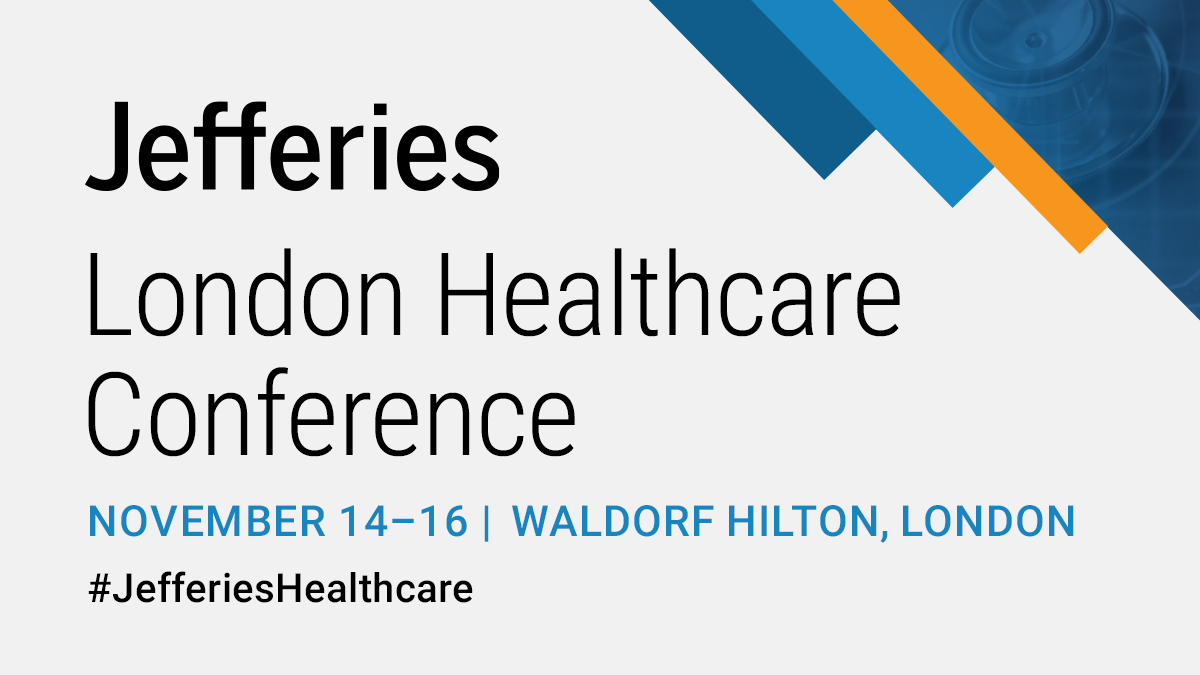 Jefferies London Healthcare Conference 2023 Jefferies