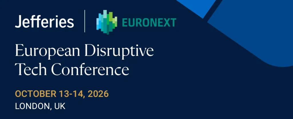 European Disruptive Tech Conference in Partnership with Euronext