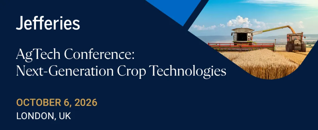 AgTech Conference: Next-Generation Crop Technologies